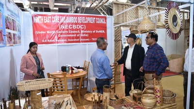 The third day of Momentum North East 2024 commenced with a conclave titled 'Assam Bamboo Conclave - Sustainable Products for a Greener India'.