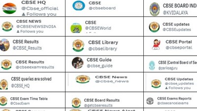 CBSE lists out 30 fake social media handles using its name and logo on multi-blogging site X. CBSE lists out 30 fake social media handles using its name and logo on multi-blogging site X.