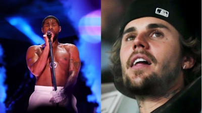 Justin Bieber disappointed his fans by skipping the Super Bowl halftime show with Usher (AP/AFP)