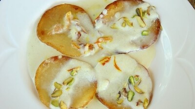 Malpua: A sweet and syrupy pancake made with flour, milk, and sugar, often enjoyed as a dessert during Basant Panchami celebrations. (File Photo) Malpua: A sweet and syrupy pancake made with flour, milk, and sugar, often enjoyed as a dessert during Basant Panchami celebrations. (File Photo)