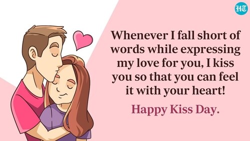 On Kiss Day, couples celebrate the precious feeling of kissing someone you love. (HT Photo) On Kiss Day, couples celebrate the precious feeling of kissing someone you love. (HT Photo)