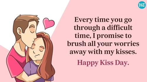 Celebrate Kiss Day with your partner by sharing these loving messages and wishes with them. (HT Photo) Celebrate Kiss Day with your partner by sharing these loving messages and wishes with them. (HT Photo)