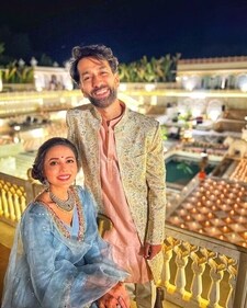 Nakuul looked happy to be at his friend's wedding (Instagram) Nakuul looked happy to be at his friend's wedding (Instagram)