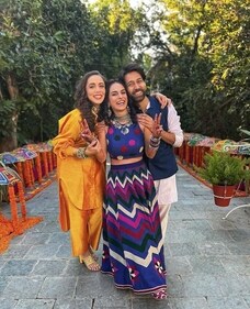 A sweet moment from Kashmira's wedding festivities (Instagram) A sweet moment from Kashmira's wedding festivities (Instagram)