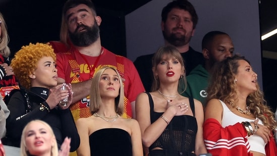Taylor Swift, Blake Lively, and Ice Spice(Getty Images via AFP)