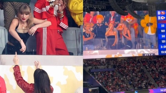 Chiefs fans sing Taylor Swift's Love Story (X, CBS)
