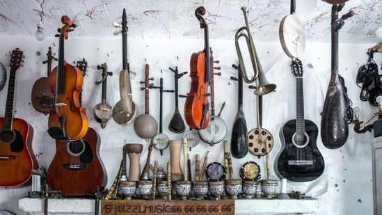 Musical Instruments: Embrace the melodious vibes of Basant Panchami by buying a musical instrument. Whether you're a seasoned musician or a novice, playing music is believed to bring harmony and joy into your life.&nbsp;(Unsplash)