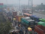 The protest echoes the 2020-21 agitation against farm laws, culminating in PM Modi's November 2021 announcement of their repeal. (HT) The protest echoes the 2020-21 agitation against farm laws, culminating in PM Modi's November 2021 announcement of their repeal. (HT)