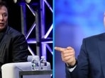 Tesla CEO Elon Musk and Russian President Vladimir Putin Tesla CEO Elon Musk and Russian President Vladimir Putin