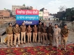 The Police chowki has come up at the site of the violence.