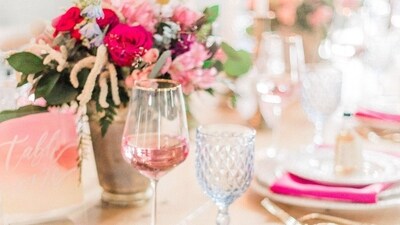A Galentine's Day sit-down meal is incomplete without flowers, ribbons and cute tableware (Instagram) A Galentine's Day sit-down meal is incomplete without flowers, ribbons and cute tableware (Instagram)