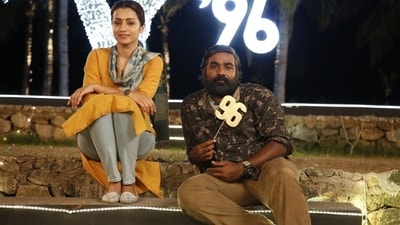 Trisha and Vijay Sethupathi in a still from 96