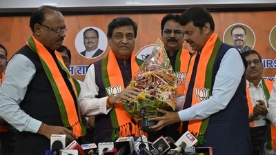 Ashok Chavan joined the BJP on Tuesday. Ashok Chavan joined the BJP on Tuesday.