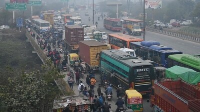The protest echoes the 2020-21 agitation against farm laws, culminating in PM Modi's November 2021 announcement of their repeal. (HT) The protest echoes the 2020-21 agitation against farm laws, culminating in PM Modi's November 2021 announcement of their repeal. (HT)