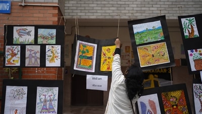 The 2-day Kalakriti Arts Festival held under the banner of NalandaWay Foundation was completely conceptualised with students from 10 government schools in Ambedkar Nagar, Tigri and Khanpur areas.