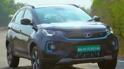 Nexon EV (pictured here) now starts at ₹14.49 lakh Nexon EV (pictured here) now starts at ₹14.49 lakh