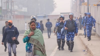 As many as 200 farmer groups and unions are participating in the march.&nbsp; (PTI)