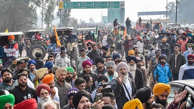The protesting farmers' groups are largely from Punjab, Haryana and western Uttar Pradesh. (PTI) The protesting farmers' groups are largely from Punjab, Haryana and western Uttar Pradesh. (PTI)