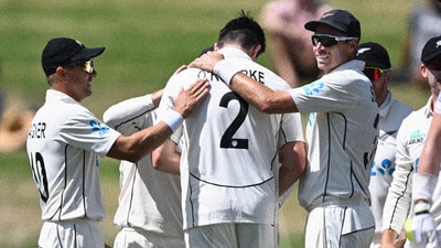 Will O'Rourke gets congratulated by his teammates Will O'Rourke gets congratulated by his teammates