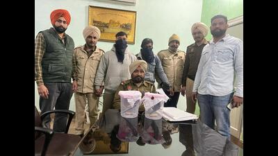 The accused were identified as Purshotam alias Uttam of Mohali, Sandeep Kumar and Deepak alias Deepu, both residents of Uttar Pradesh. (HT Photo) The accused were identified as Purshotam alias Uttam of Mohali, Sandeep Kumar and Deepak alias Deepu, both residents of Uttar Pradesh. (HT Photo)