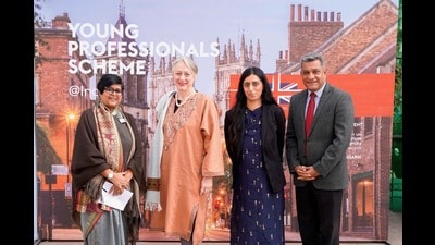 The event also saw the presence of 12 delegates from the British High Commission, including deputy high commissioner Caroline Rowett. (HT Photo) The event also saw the presence of 12 delegates from the British High Commission, including deputy high commissioner Caroline Rowett. (HT Photo)