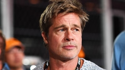 LAS VEGAS, NEVADA - NOVEMBER 17: Brad Pitt, star of the upcoming Formula One based movie, Apex, walks in the Pitlane prior to qualifying ahead of the F1 Grand Prix of Las Vegas at Las Vegas Strip Circuit on November 17, 2023 in Las Vegas, Nevada. Rudy Carezzevoli/Getty Images/AFP (Photo by Rudy Carezzevoli / GETTY IMAGES NORTH AMERICA / Getty Images via AFP) (Getty Images via AFP) LAS VEGAS, NEVADA - NOVEMBER 17: Brad Pitt, star of the upcoming Formula One based movie, Apex, walks in the Pitlane prior to qualifying ahead of the F1 Grand Prix of Las Vegas at Las Vegas Strip Circuit on November 17, 2023 in Las Vegas, Nevada. Rudy Carezzevoli/Getty Images/AFP (Photo by Rudy Carezzevoli / GETTY IMAGES NORTH AMERICA / Getty Images via AFP) (Getty Images via AFP)