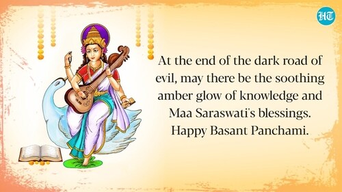 Basant Panchami 2024 wishes: Celebrate Basant Panchami on February 14 with these special wishes and images, (HT Photo) Basant Panchami 2024 wishes: Celebrate Basant Panchami on February 14 with these special wishes and images, (HT Photo)