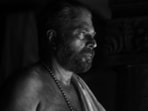 Mammootty in a still from Bramayugam 