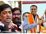 BJP leader Ashok Chavan and Shiv Sena's Milind Deora. BJP leader Ashok Chavan and Shiv Sena's Milind Deora.