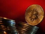 Representation of bitcoin cryptocurrency is seen in this illustration 