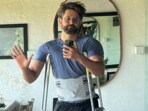 Hrithik Roshan recently injured himself and shared an update on Instagram. Hrithik Roshan recently injured himself and shared an update on Instagram.