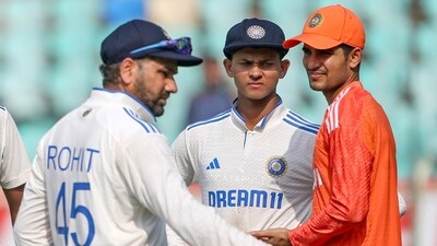 India's captain Rohit Sharma with teammates Shubman Gill, Yashasvi Jaiswal after the 2nd Test match against England, at Dr. Y.S. Rajasekhara Reddy ACA-VDCA Cricket Stadium, in Visakhapatnam (ANI) India's captain Rohit Sharma with teammates Shubman Gill, Yashasvi Jaiswal after the 2nd Test match against England, at Dr. Y.S. Rajasekhara Reddy ACA-VDCA Cricket Stadium, in Visakhapatnam (ANI)