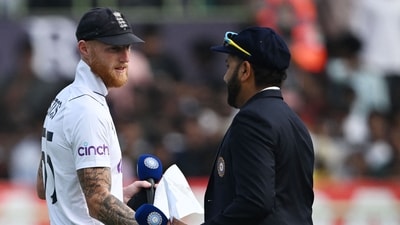 India's captain Rohit Sharma and England's captain Ben Stokes (L) shake hands (AFP) India's captain Rohit Sharma and England's captain Ben Stokes (L) shake hands (AFP)