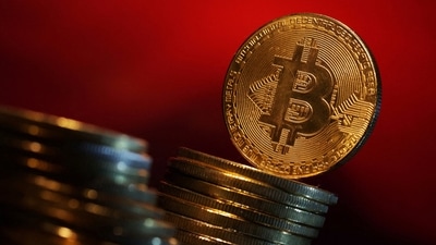 Representation of bitcoin cryptocurrency is seen in this illustration (REUTERS)