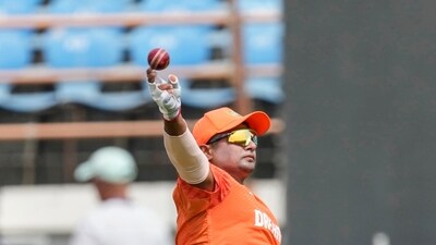 Sarfaraz Khan is likely to make his Test debut in Rajkot. (AP)