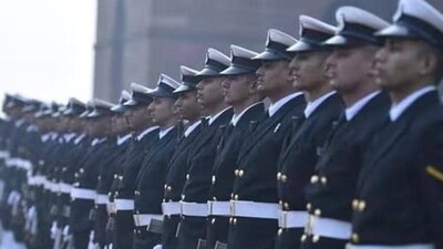 Indian Navy personnel during a guard of honour ceremony in New Delhi. (Sanchit Khanna/HT File Photo) Indian Navy personnel during a guard of honour ceremony in New Delhi. (Sanchit Khanna/HT File Photo)