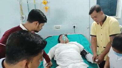 Sukanta Majumdar has been admitted at the Basirhat multi-facility hospital. (ANI) Sukanta Majumdar has been admitted at the Basirhat multi-facility hospital. (ANI)
