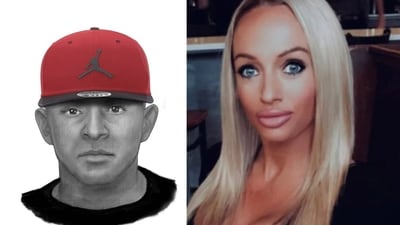 Police in Maryland have released sketches of the suspect believed to have brutally murdered Rachel Morin in August last year, authorities have said (Harford County Sheriff's Office) Police in Maryland have released sketches of the suspect believed to have brutally murdered Rachel Morin in August last year, authorities have said (Harford County Sheriff's Office)