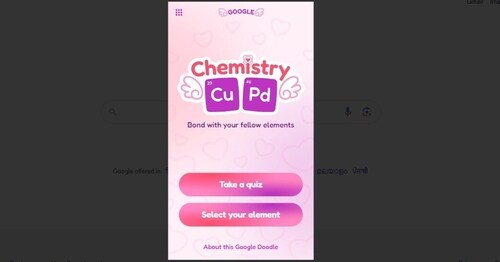 Happy Valentine's Day: V-Day Google Doodle is all about the chemistry of love