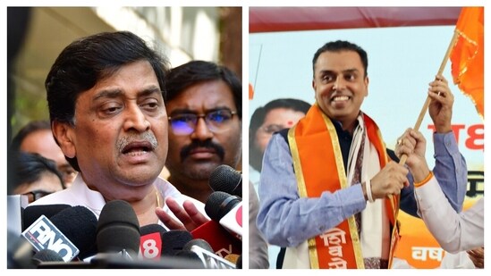 BJP leader Ashok Chavan and Shiv Sena's Milind Deora. (PTI)