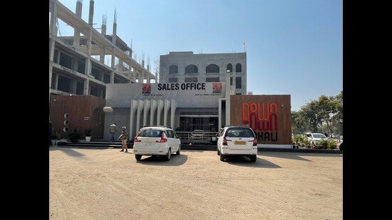 Income tax officials conducted searches at multiple real estate offices in Mohali. (HT)