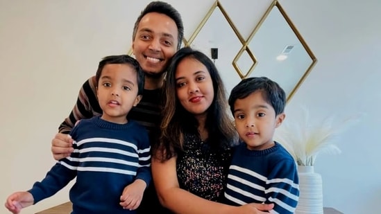 Anand and his family. (Facebook)