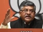 BJP leader Ravi Shankar Prasad. BJP leader Ravi Shankar Prasad.