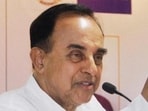 BJP leader Subramanian Swamy.