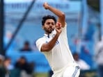 India's Shardul Thakur in action 