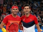 Rafel Nadal and Novak Djokovic Rafel Nadal and Novak Djokovic