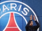 Kylian Mbappe reacts before the French Champions' Trophy (Trophee des Champions) football match Kylian Mbappe reacts before the French Champions' Trophy (Trophee des Champions) football match