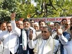 Karnataka chief minister Siddaramaiah and his deputy, DK Shivakumar. (ANI) Karnataka chief minister Siddaramaiah and his deputy, DK Shivakumar. (ANI)