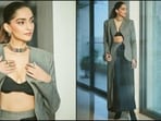 Sonam Kapoor is the ultimate fashionista of B-town, who is always nailing style like a pro. Whether it's a chic jumpsuit or a sartorial saree, the diva can turn any outfit into a glamorous affair. Currently, the actress is in her Boss Babe era as she is rocking back-to-back stylish pantsuits and skirts exuding chic vibes. Just a day ago, she wowed her fans with her oversized pantsuit look for New York Fashion Week and this time around, she ups the work look by pairing a trendy blazer with a skirt, setting trends. Her fans adore her incredible fashion sense and undeniable beauty. Scroll down to take notes.