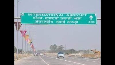 A total of 34.61 acres will be acquired in Chandigarh through acquisition for a shorter route to Shaheed Bhagat Singh International Airport. (HT File Photo) A total of 34.61 acres will be acquired in Chandigarh through acquisition for a shorter route to Shaheed Bhagat Singh International Airport. (HT File Photo)